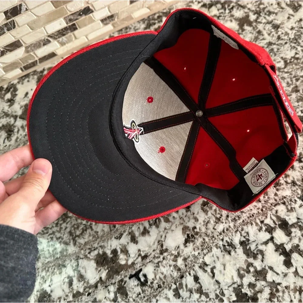 47 Los Angeles Anaheim Angels Red Baseball Cap One Size
